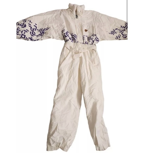 VINTAGE Anoralp Schmello Designer Sz 10 Skiwear FRANCE Snow Suit - Picture 1 of 5